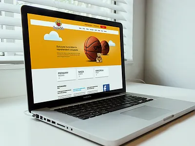 Kangoo Kids Website basket basketball design greg grzegorz kids layout poland school website