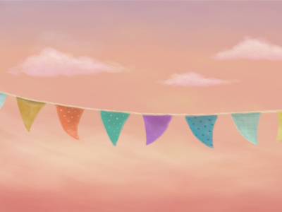 Bunting bunting digital flags illustration