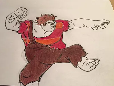 Wreck It Ralph disney drawing saturdaysketchseries sketch wreckitralph