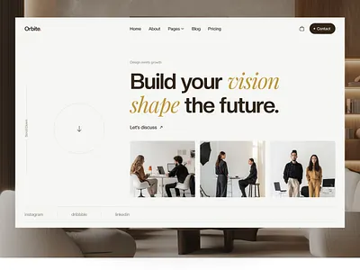 Orbite - Agency Website Design agency agency website agency website design design hr rumen landing landing page landingpage minimal minimal agency portfolio personal portfolio personal portfolio website portfolio portfolio design ui ux web web design website website design