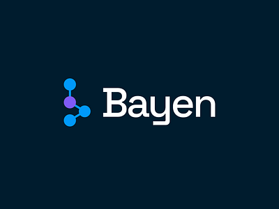 Bayen - Logo Design ai algorithms data structure graph logo visualization