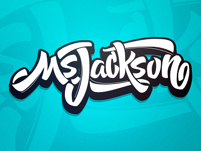 Ms.Jackson art design flat graffiti graphic design hand draw lettering logo new york tag type vector