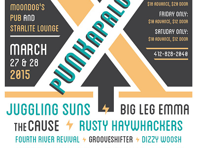 pUNKapalooza 2015 flyer music print