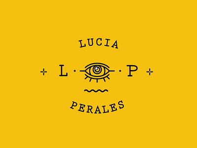 Lucia Perales bran identity brand branding flat design logo mark