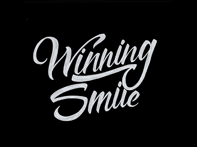My Boy Has A black and white fun hand lettering lettering pen smile typography