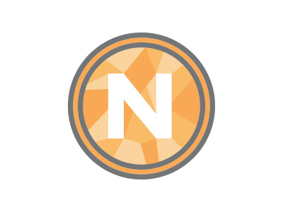 fred north badge branding geometric logo personal