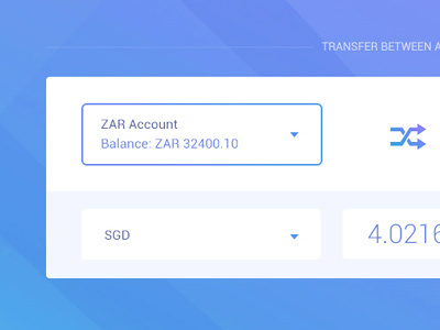 Transfer between accounts