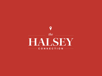 The Halsey Connection badges branding flat icons illustration illustrator lines logos vector