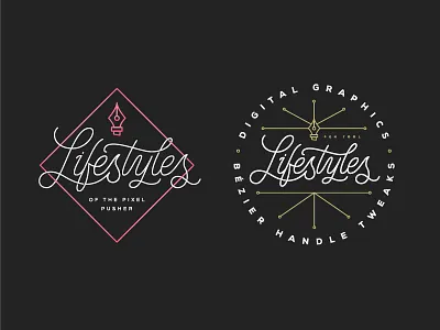 Lifestyles T-Shirt Graphic bézier hand lettering handles lettering pen t shirt tee vector