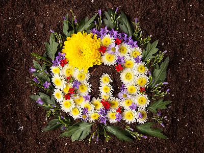 March calendar flowers logo march spring