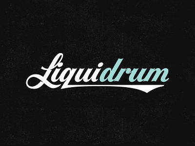 Liquidrum 3 drum l lettering liquid liquidrum logo script type typography