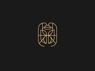 Beetle - WIP beetle branding furniture gold