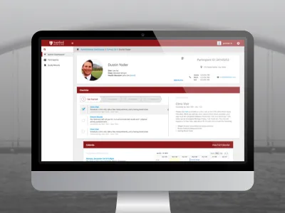 User Dashboard bootstrap dashboard design html interface medical portal responsive stanford study university web