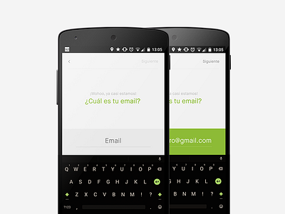 Redesign Android pt.2 android app email form mobile next redesign signup user