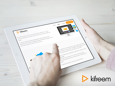 Site's live! kifreem mockup site