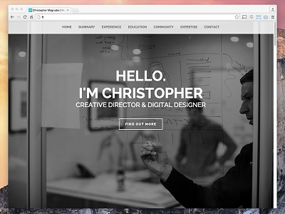 Resume Site colorado creative director design designers digital designer hire me job logo resume user interface