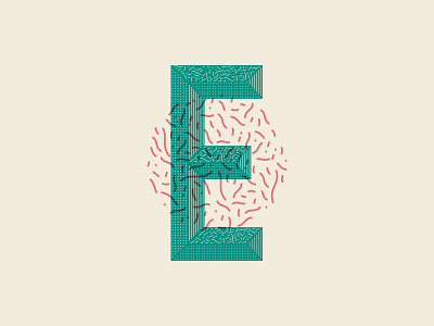 E's On My Head e lettering typography