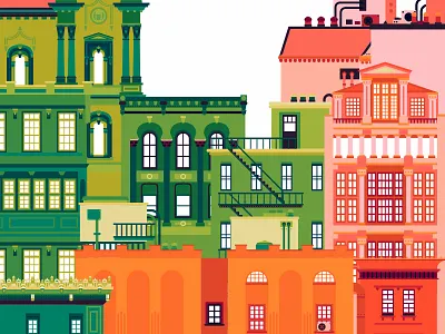 City4 architecture city illustration