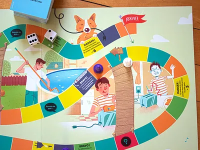 Electric Board Game board game corgi illustration