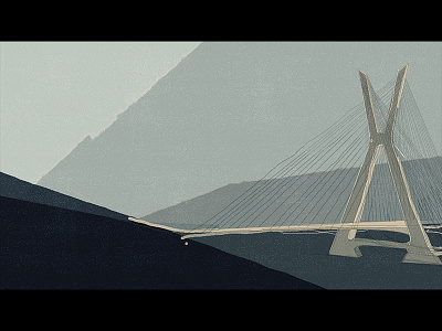 Sao paulo brazil bridge illustration ilustracion saopaulo