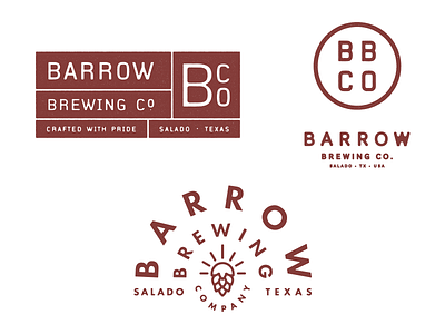 BBCo 2 beer brewery design lockup logo mark texas typography