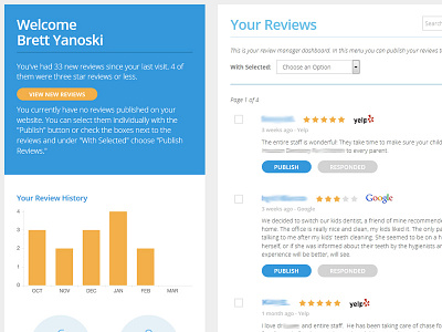 Review Pro Dashboard dashboard flat interface modern ui