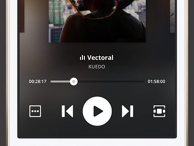 iOS Player app audio ios iphone mixcloud music play player scrubber ui