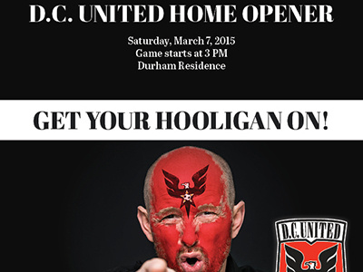 Soccer Invite dc united indesign invitation photoshop soccer