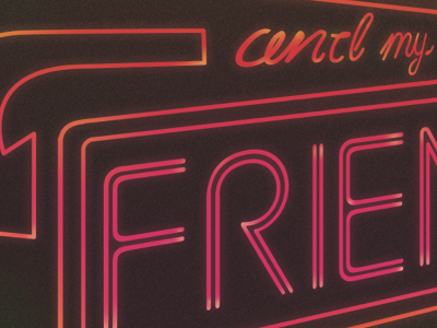 Neon Type lettering neon type typography