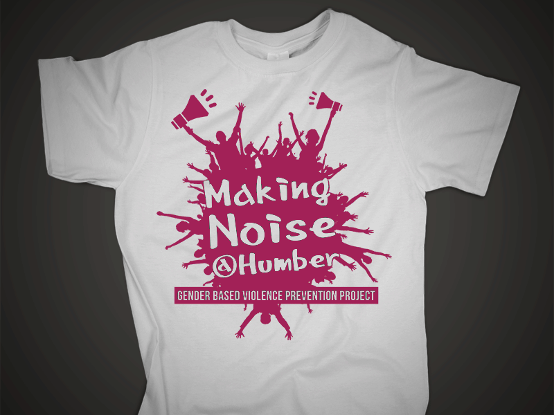 Making Noise T-shirt Design apparel print screen print toronto tshirt