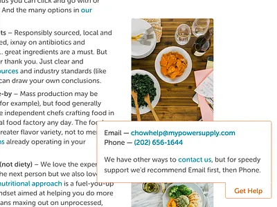 Get Help floating help museo sans rounded navigation