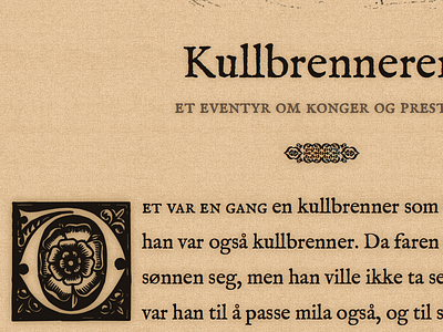 Eventyr Typography folkeeventyr typography