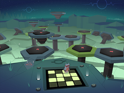 Field Of Drums adventure game concept art drums field game development music poco eco pocoecogame puzzle rhythm sekond sequencer