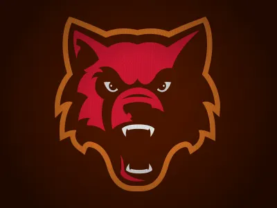 North Carolina Redwolves carolina football logo nafl sports wolves
