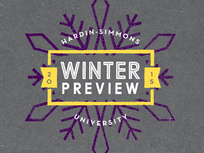 Hardin-Simmons University Winter Preview Logo