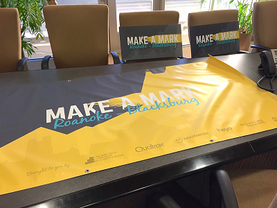 Printed Signs banner blacksburg logo paint roanoke sign signs yard
