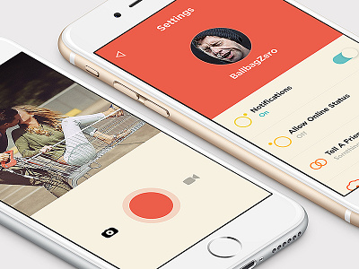 Newproject flat flatdesign mobile social ui ux