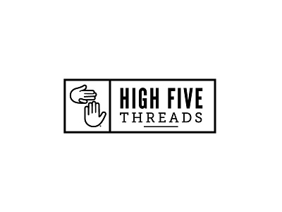 Boxed High Five Logo boxed brand brandmark logo logomark