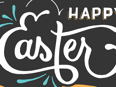 Chalk Lettering Development chalk digital easter hand lettering lettering type typography