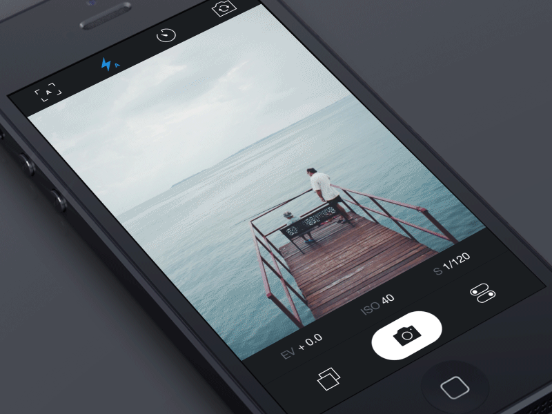 Camera UI animation app camera gif ios photo ui