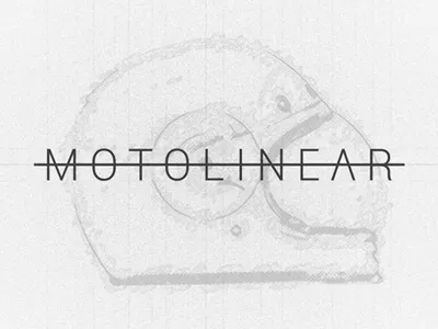Motolinear brand design illustration logo motorcycle motorcycles