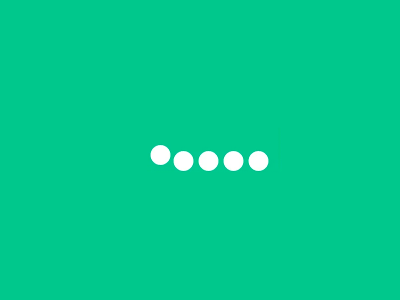 Running Dots Loader animation gif loader spinner ui ux web design