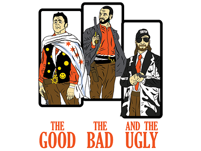 Good The Bad And The Ugly Shirt cm punk good the bad the ugly illustration shirt t shirt tshirt vector