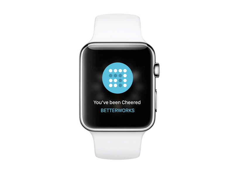 BetterWorks for Apple Watch goals product ui ux watch