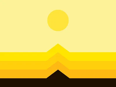 Sungazer design graphic minimal mood popart retro vibes vintage yellow