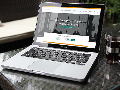 Upcloud Light Version - Free PSD File free landing page psd web design website