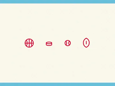 Chicago Sports baseball basketball chicago flag football hockey sports