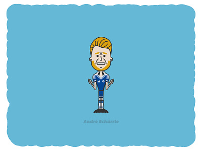 André Schürrle Doodle duncan falk football illustration illustrator manchester united premier league soccer sports vector