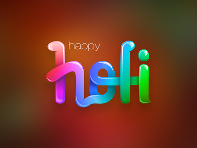 Happy Holi - Festival of Colors colors holi typo