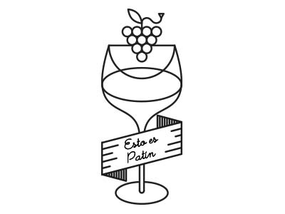 Tapas copa glass grapes uva vino wine